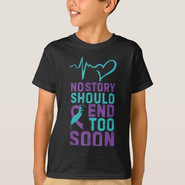 Camiseta No Story Should End Too Soon  (Frente)
