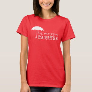 Camiseta No T vermelho básico de Omnia Paratus