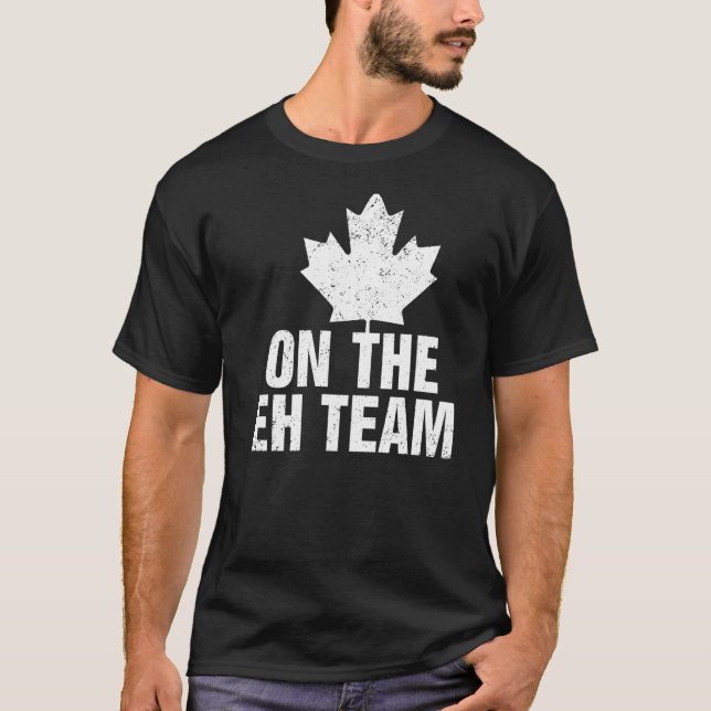 Camiseta No Time Eh Canada Day Maple Leaf Canadian Flag (Frente)