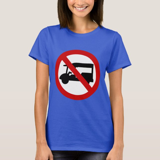Camiseta NO Tuk-Tuk TAXI ⚠ Sinal de Estrada Tailandês ⚠ (Frente)