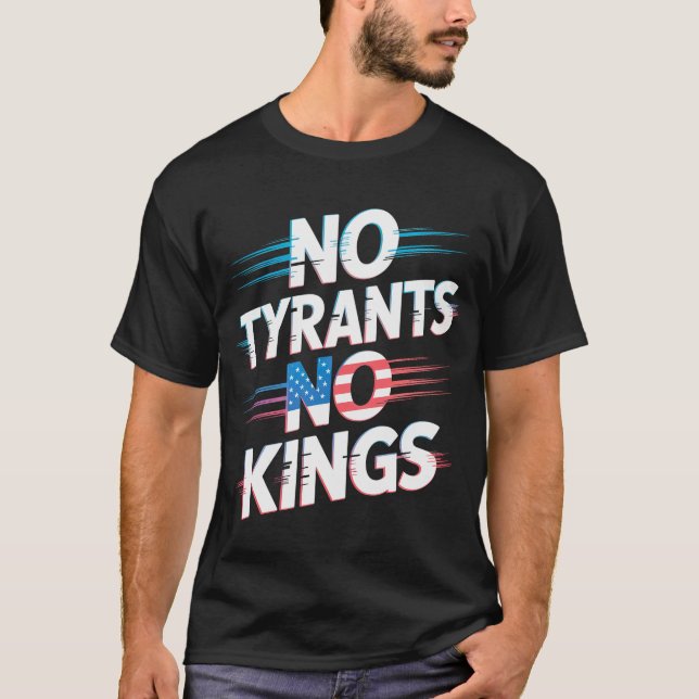 Camiseta No Tyrants No Kings Freedom and Rights Activist (Frente)