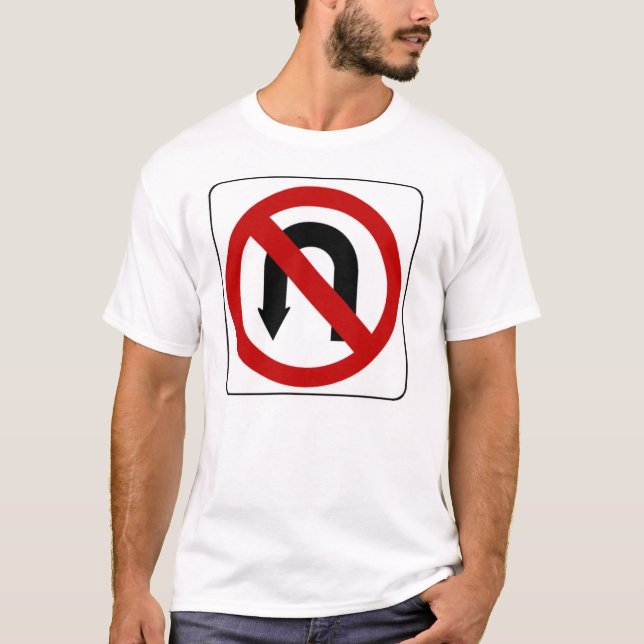 Camiseta no_u_turn_sign_01 (Frente)
