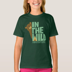 Camiseta No Urso De Aventura Selvagem