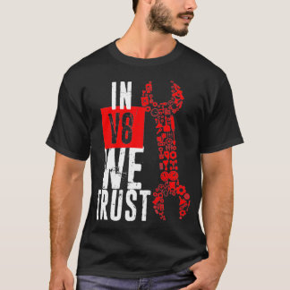 Camiseta No V8 Confiamos em Pai Mecânico angustiado