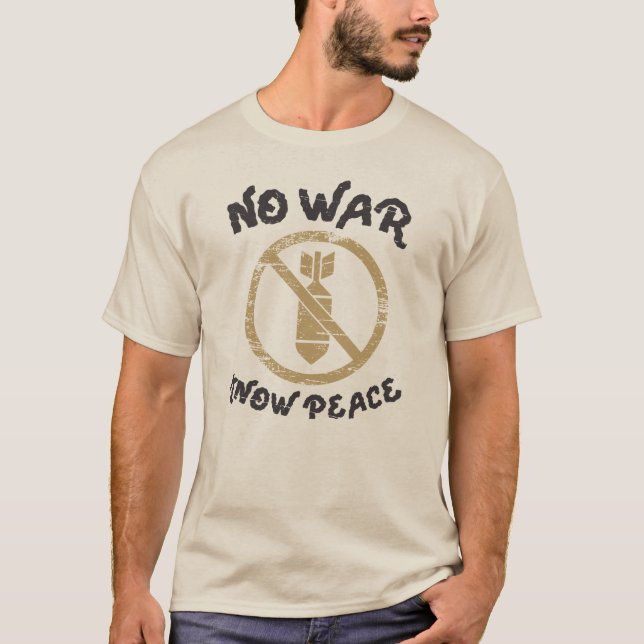 Camiseta No War, Know Peace (Frente)