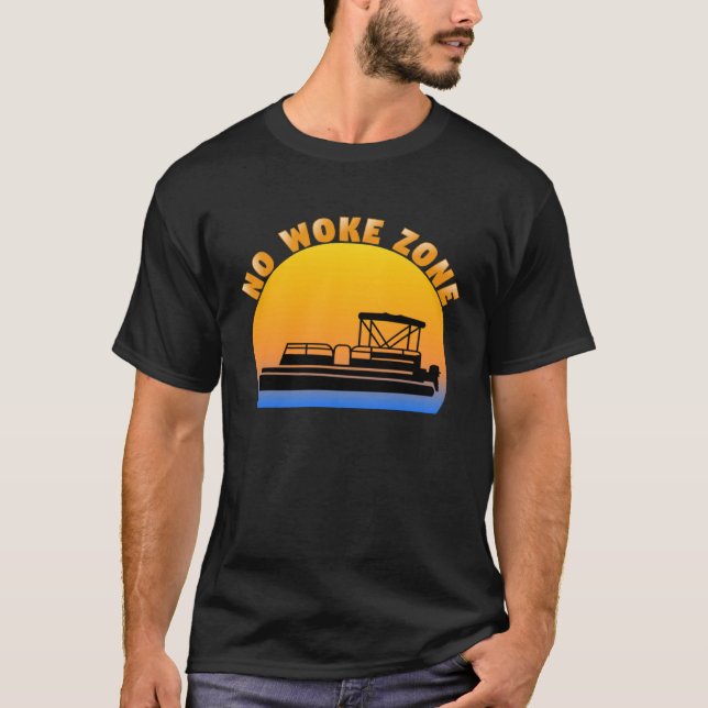 Camiseta No Woke Zone Anti-Democrat Liberal Leftist Repúbli (Frente)