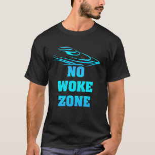 Camiseta No Woke Zone Anti-Democrata Liberal Leftist Pro Re
