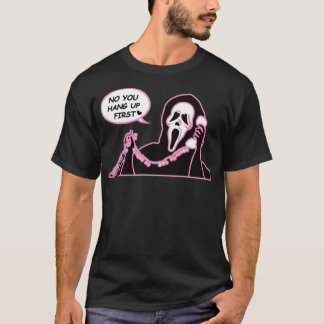 Camiseta No You Hang Up First Ghost face Halloween Funny Ho