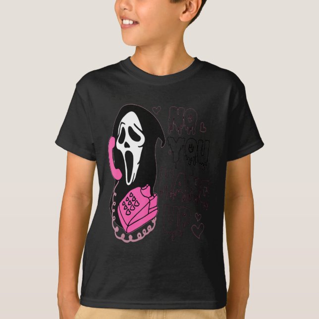 Camiseta No You Hang Up Funny Valentine  (Frente)