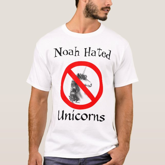 Camiseta Noah diou unicórnios (Frente)