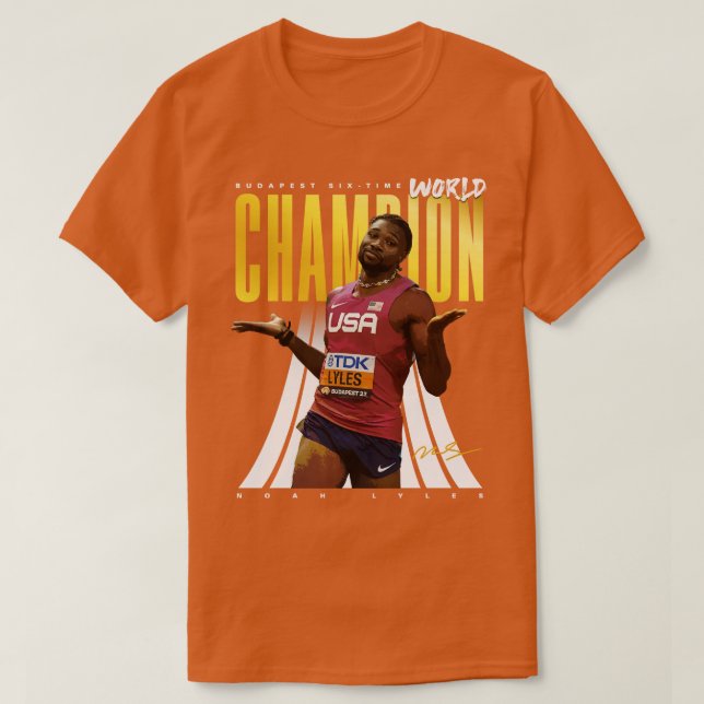 Camiseta Noah Lyles (Frente do Design)