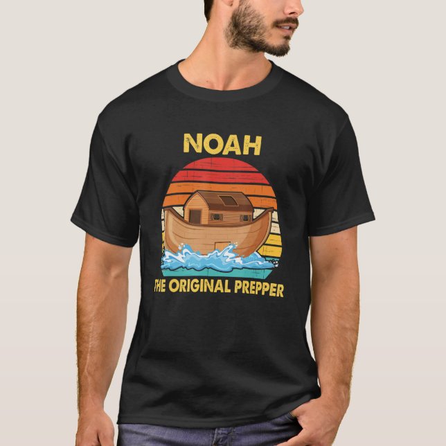 Camiseta Noah, o prepper original (Frente)