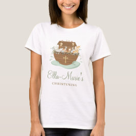 Camiseta Noah's Ark Baptism Christening Party (Festa primei
