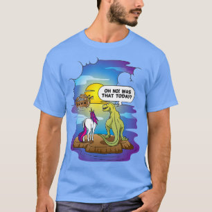 Camiseta Noahs Ark Christian Pun Bibble O Último Unicórni