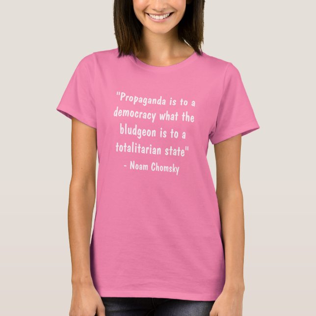 Camiseta Noam Chomsky (Frente)