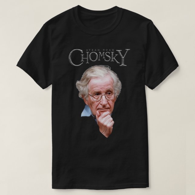 Camiseta Noam Chomsky 3 (Frente do Design)