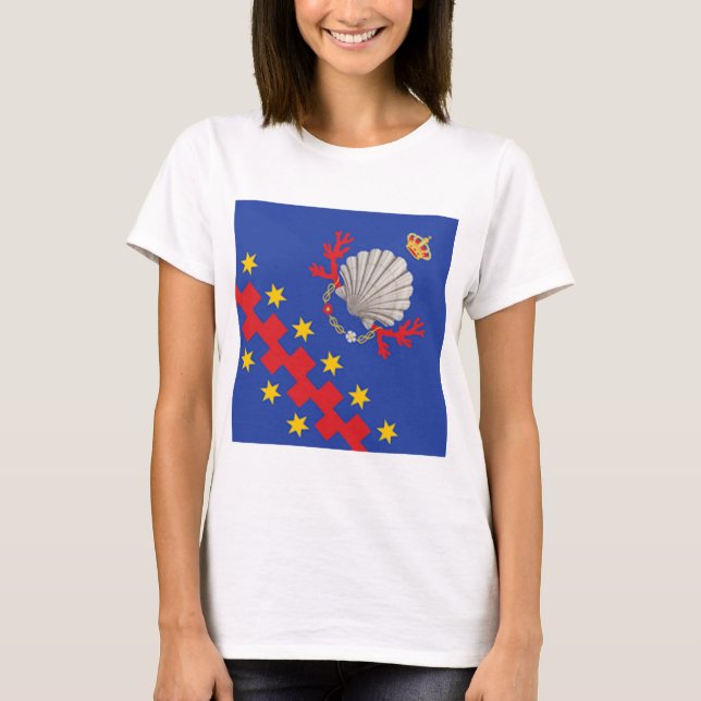 Camiseta Nobile Contrada del Nicchio (Seashell) (Frente)