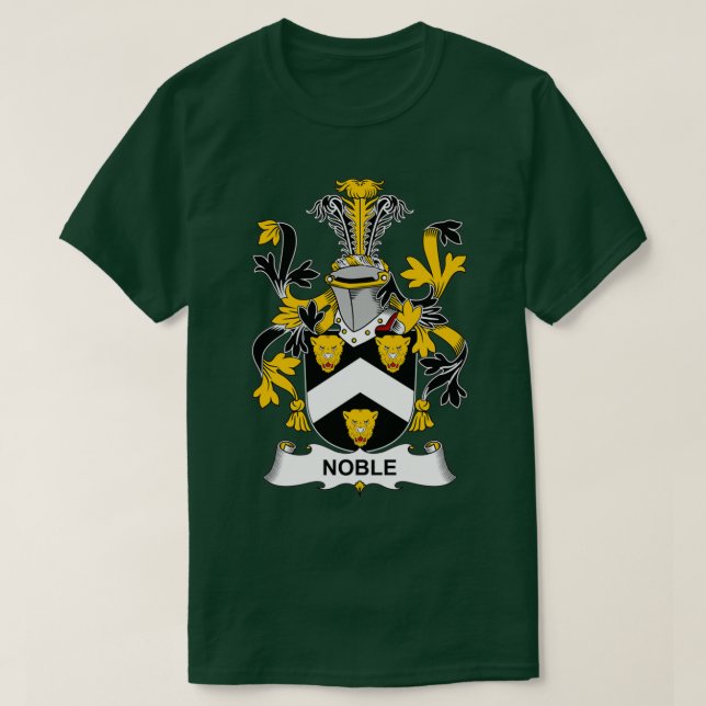 Camiseta Noble Coat of Arms Family Crest  (Frente do Design)