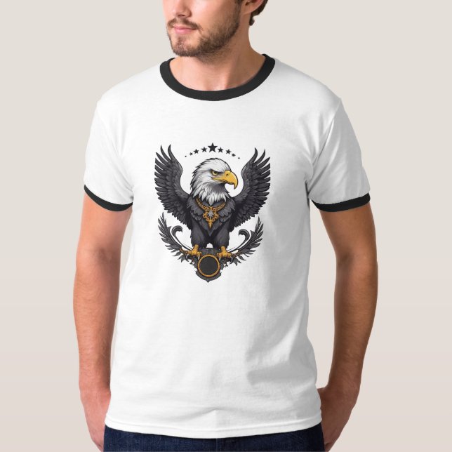 Camiseta Noble Eagle: Um Símbolo da Força (Frente)
