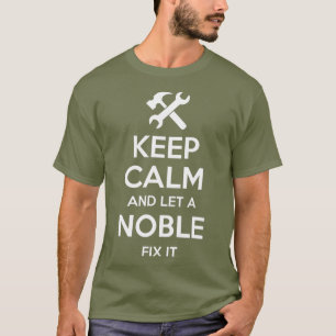 Camiseta NOBLE Funny Surname Apelido Aniversário Reunião