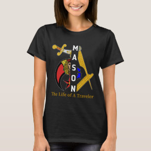 Camiseta Noble Shriner Mason, A Vida Do Viajante Freemason