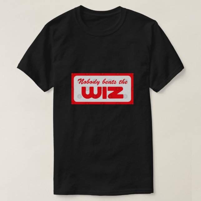 Camiseta Nobody Beats The Wiz! T-Shirt (Frente do Design)