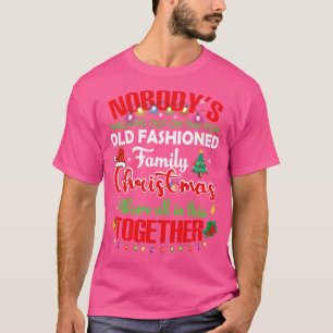 Camiseta Nobodys Saindo Neste Divertido Natal De Família