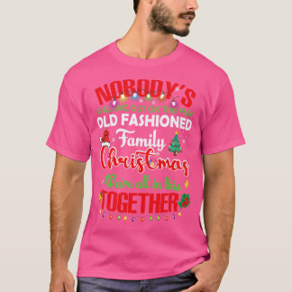 Camiseta Nobodys Saindo Neste Divertido Natal De Família