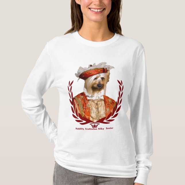 Camiseta Nobreza australiana do t-shirt de Terrier de seda (Frente)