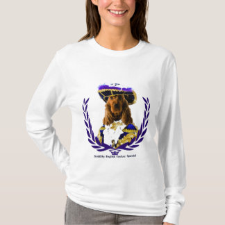 Camiseta Nobreza Brown do t-shirt de cocker spaniel do