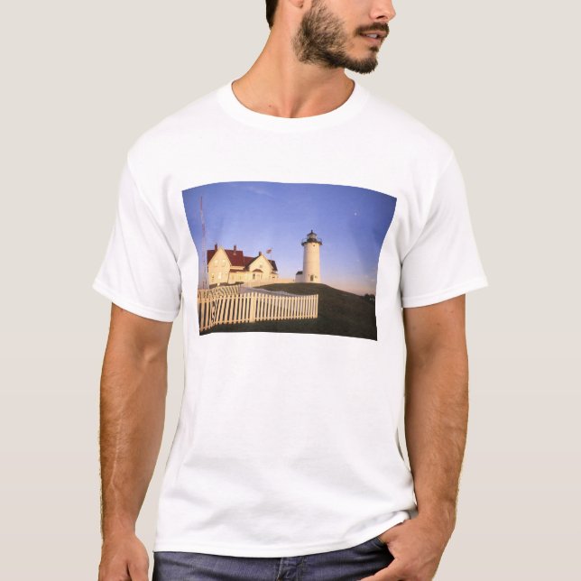 Camiseta Nobska Lighthouse, Woods Hole, Massachusetts (Frente)
