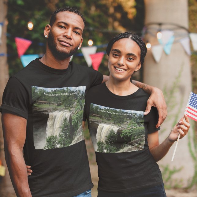 Camiseta Noccalula Cai Gadsden Alabama Dark Unisex (Noccalula Falls Gadsden Alabama Dark Unisex T-Shirt)