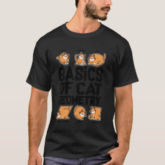 Camiseta Noções Básicas De Geometria De Gato, Professor De 