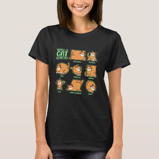 Camiseta Noções Básicas De Geometria De Gato, Professor De