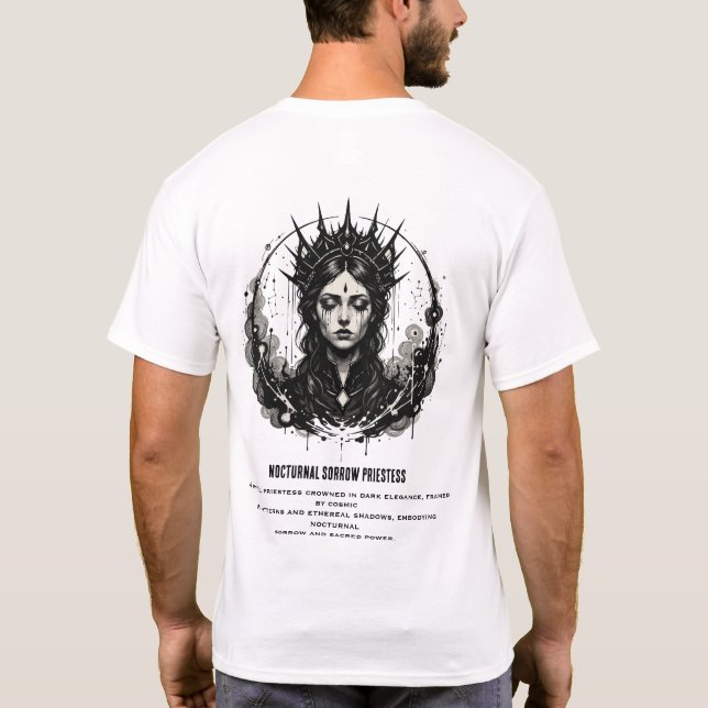 Camiseta Nocturnal Sorrow Priestess (Verso)