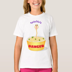 Camiseta Nódulos bonitos cobra ilustram humor com ilustra