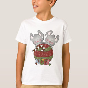 Camiseta Noel Mice Holiday T-shirts e presentes