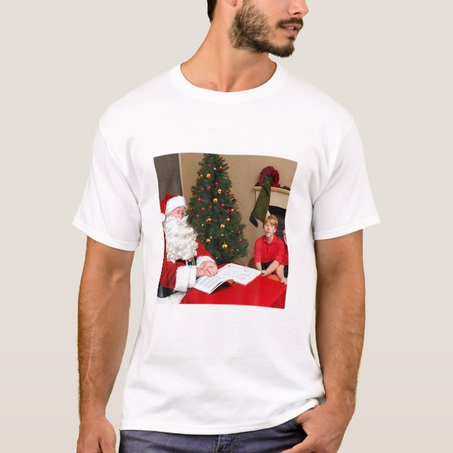 Camiseta Noel Natal Holiday Bizarre Odd (Frente)