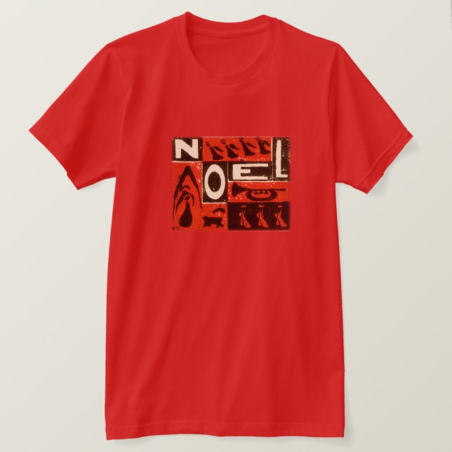 Camiseta Noel Red (Frente do Design)