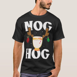 Camiseta Nog Hog Dia Nacional da Independência Ovo Nog Nata