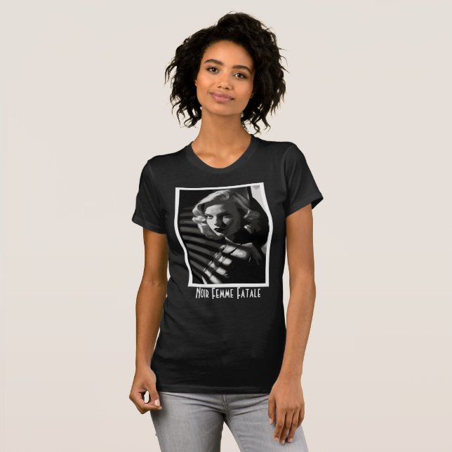 Camiseta Noir Femme Fatale (Frente Completa)