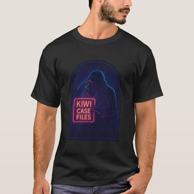 Camiseta Noir Kiwi Case Files (Frente)