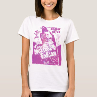 Camiseta Noir Pastel: Falcão maltês