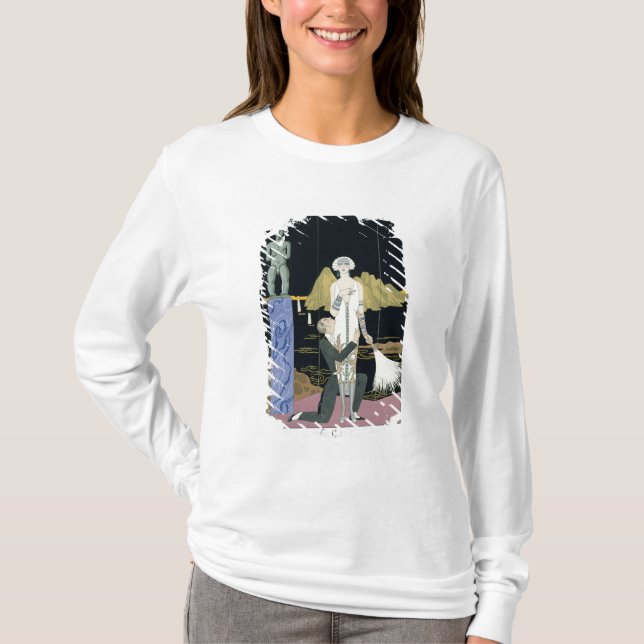Camiseta Noite, 1925 (impressão do pochoir) (Frente)
