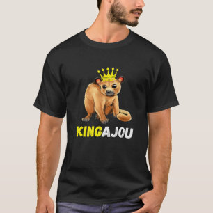 Camiseta Noite Animal Prehensil da Coroa do Rei Kinkajou