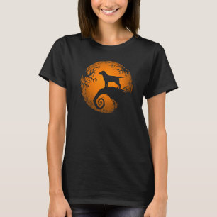 Camiseta Noite Antes Dos Desenhos Do Cão De Halloween