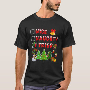 Camiseta Noite Bela travessa Eu Tentei A Luz Da Árvore De