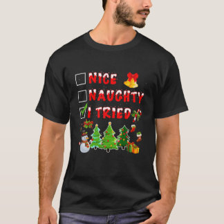 Camiseta Noite Bela travessa Eu Tentei A Luz Da Árvore De N