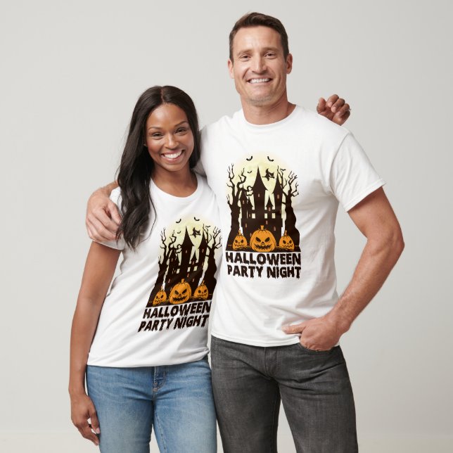 Camiseta Noite da Festa de Halloween (Unissex)