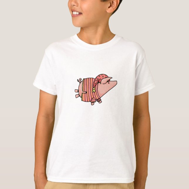 Camiseta noite da noite leitão (Frente)
